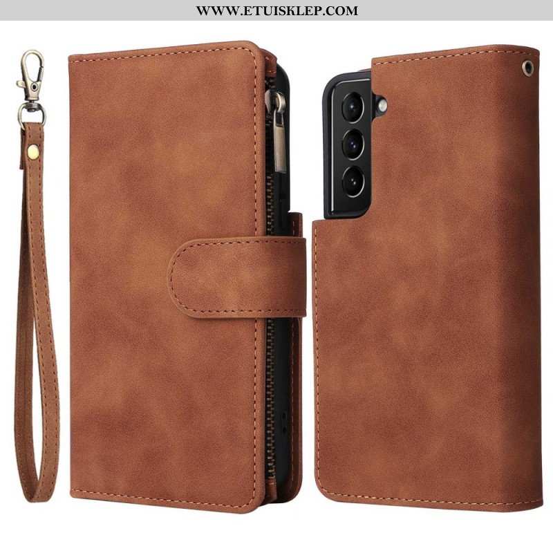 Etui Folio do Samsung Galaxy S23 5G Z Etui Na Zamek Błyskawiczny